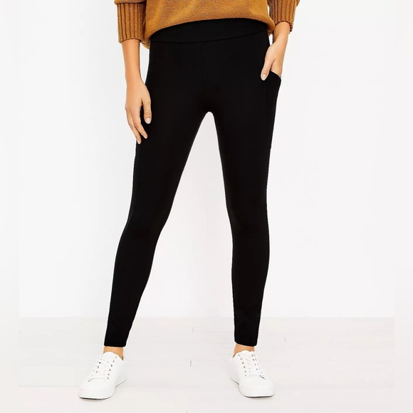 LOFT Pants - Loft Lou & Grey Side Pocket Leggings in Black Small